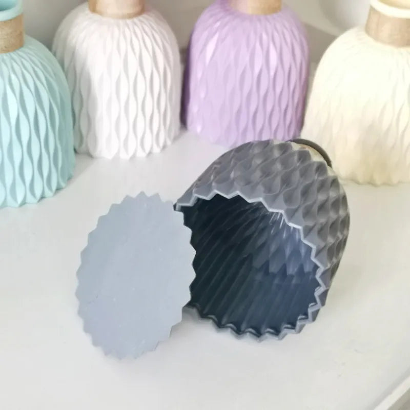 Beautiful Floral Glass Vase