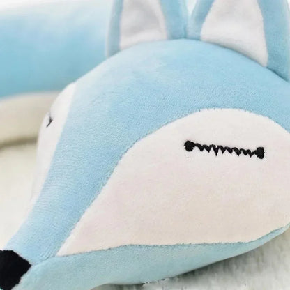Comfy Fox Travel Pillow for Kids and Adults