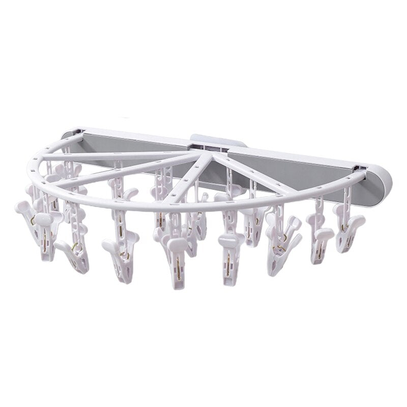Space-Saving Folding Sock Dryer Rack