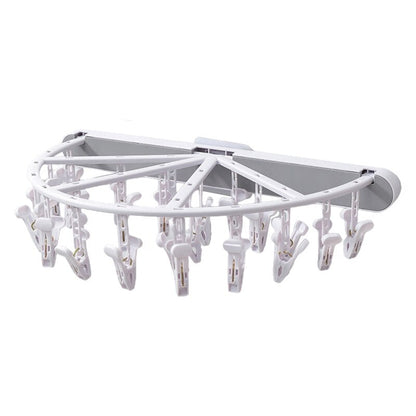 Space-Saving Folding Sock Dryer Rack