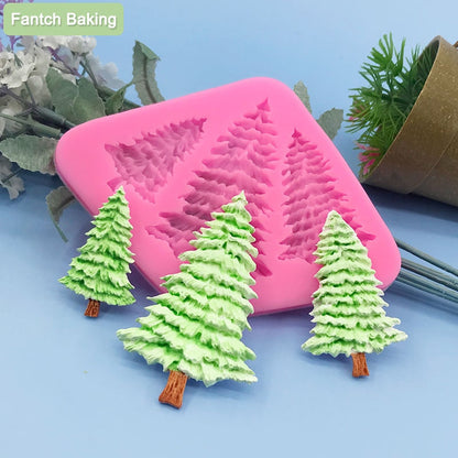 Happy Tree Shaped Cake Mold