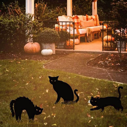 Cute Cat Outdoor Decor Set of 3