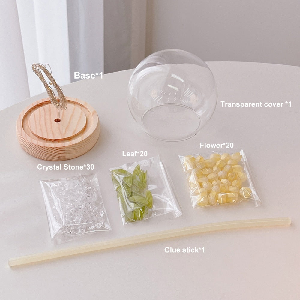 Beautiful Floral Table Night Light