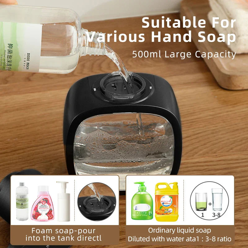 Touchless Automatic Wall Mount Soap Dispenser 500ml