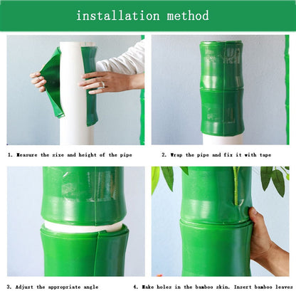 Natural Bamboo Pipe Insulation Cover Kit
