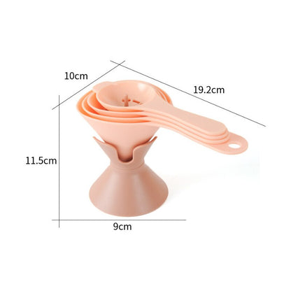 Practical 6in1 Multi Purpose Pouring Funnel Kit