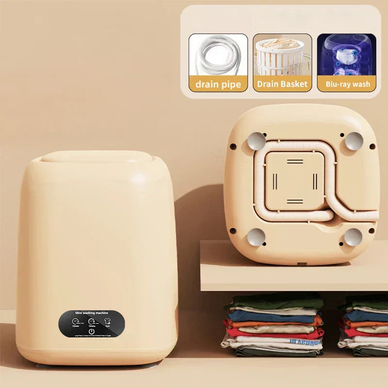 Compact Portable Baby Washer with Spin Dryer