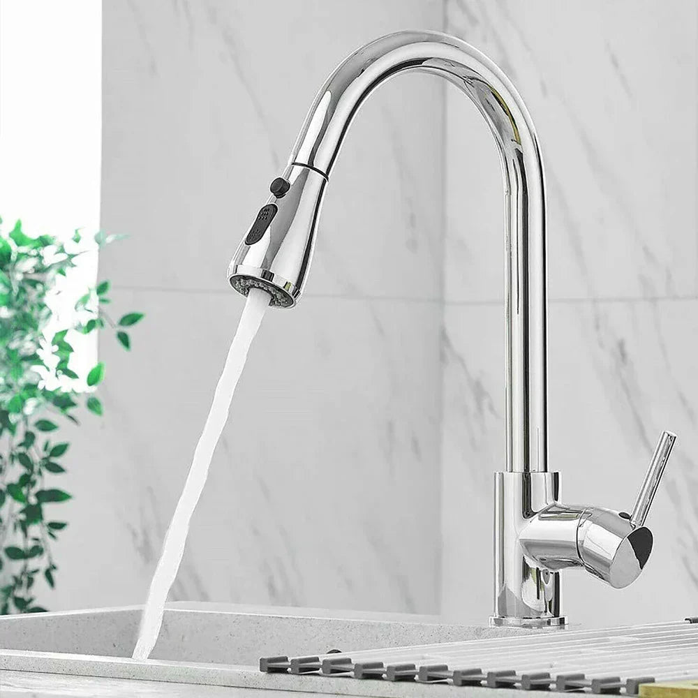 Modern Black Kitchen Faucet