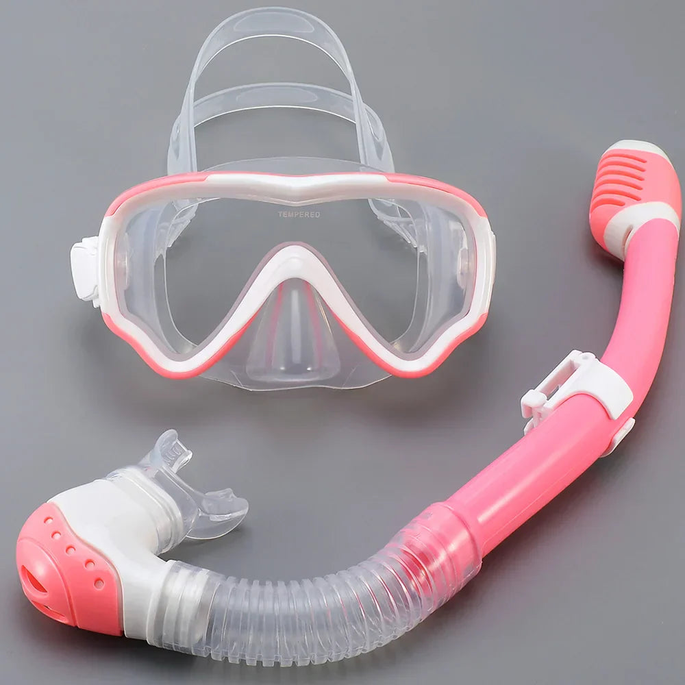 Kids Snorkeling Mask Set with Anti-Fog Lens