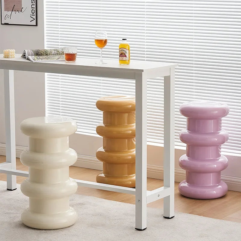 Compact Wooden Storage Bench Table