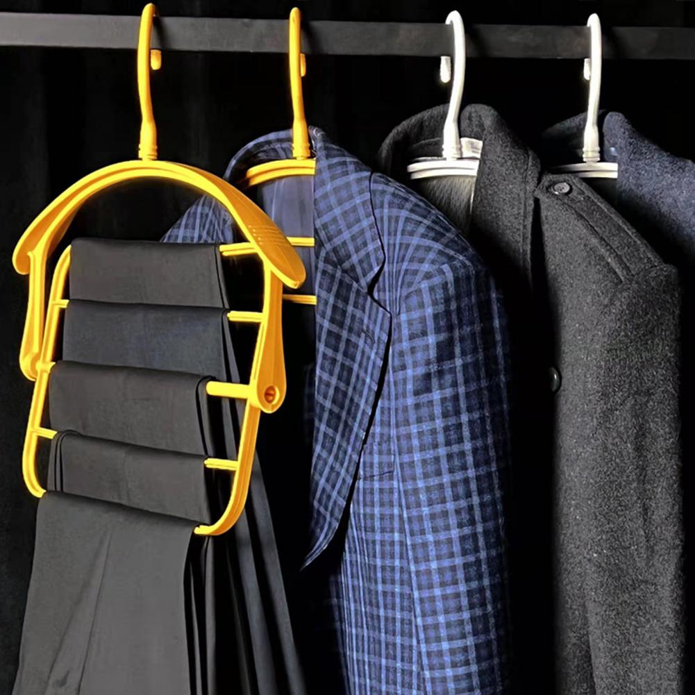 Space Saving 4-Tier Folding Closet Hanger