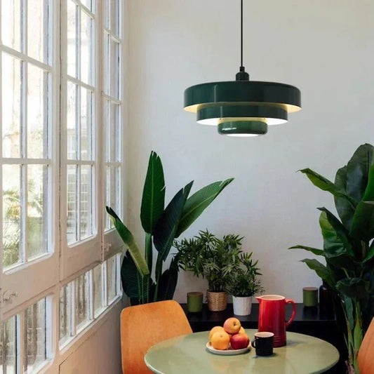 Stylish 3-Tier Pendant Lamp in Pastel Colors - Fesara