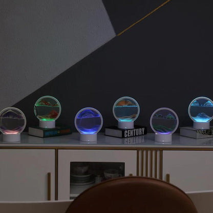 Vibrant Oceanic Art Lamp