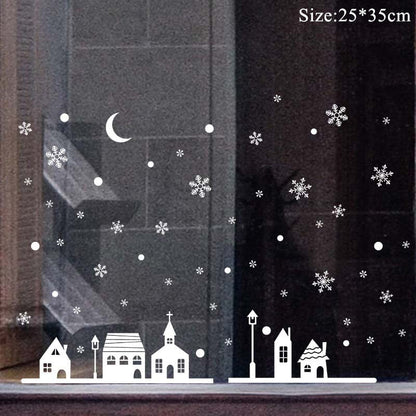 Festive Holiday Window Christmas Decor