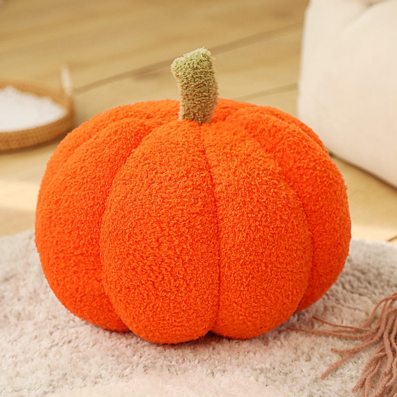 Cozy Orange Autumn Decorative Throw Pillows