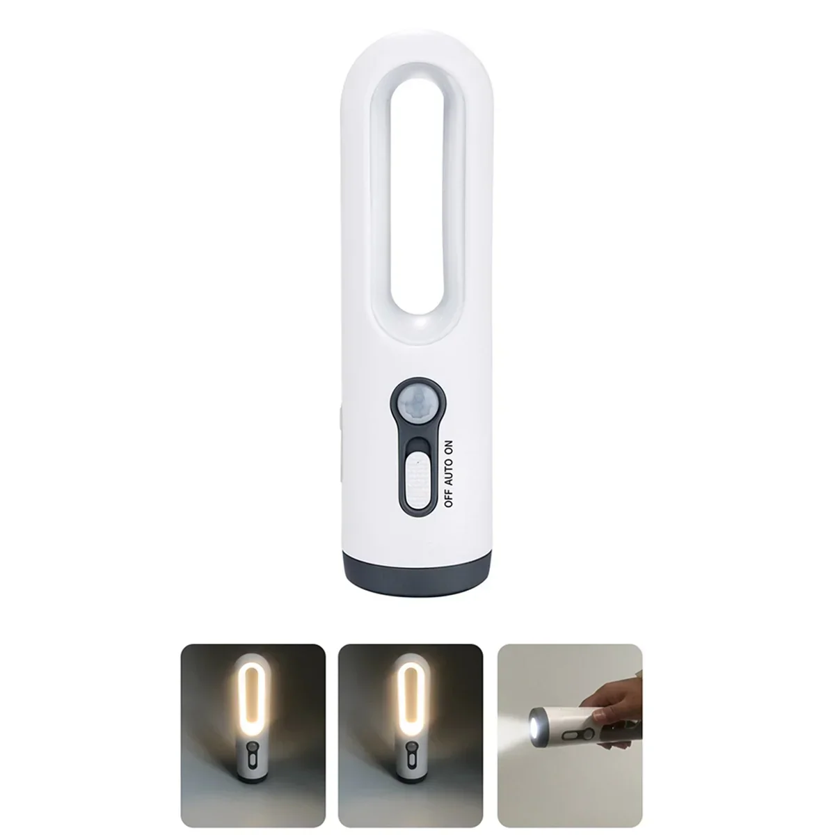 Smart Motion Night Light with Rechargeable Flashlight