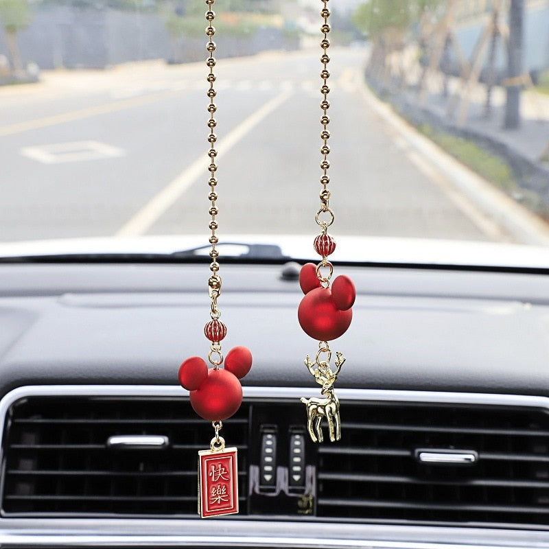 Fun Deer Car Mirror Accessory