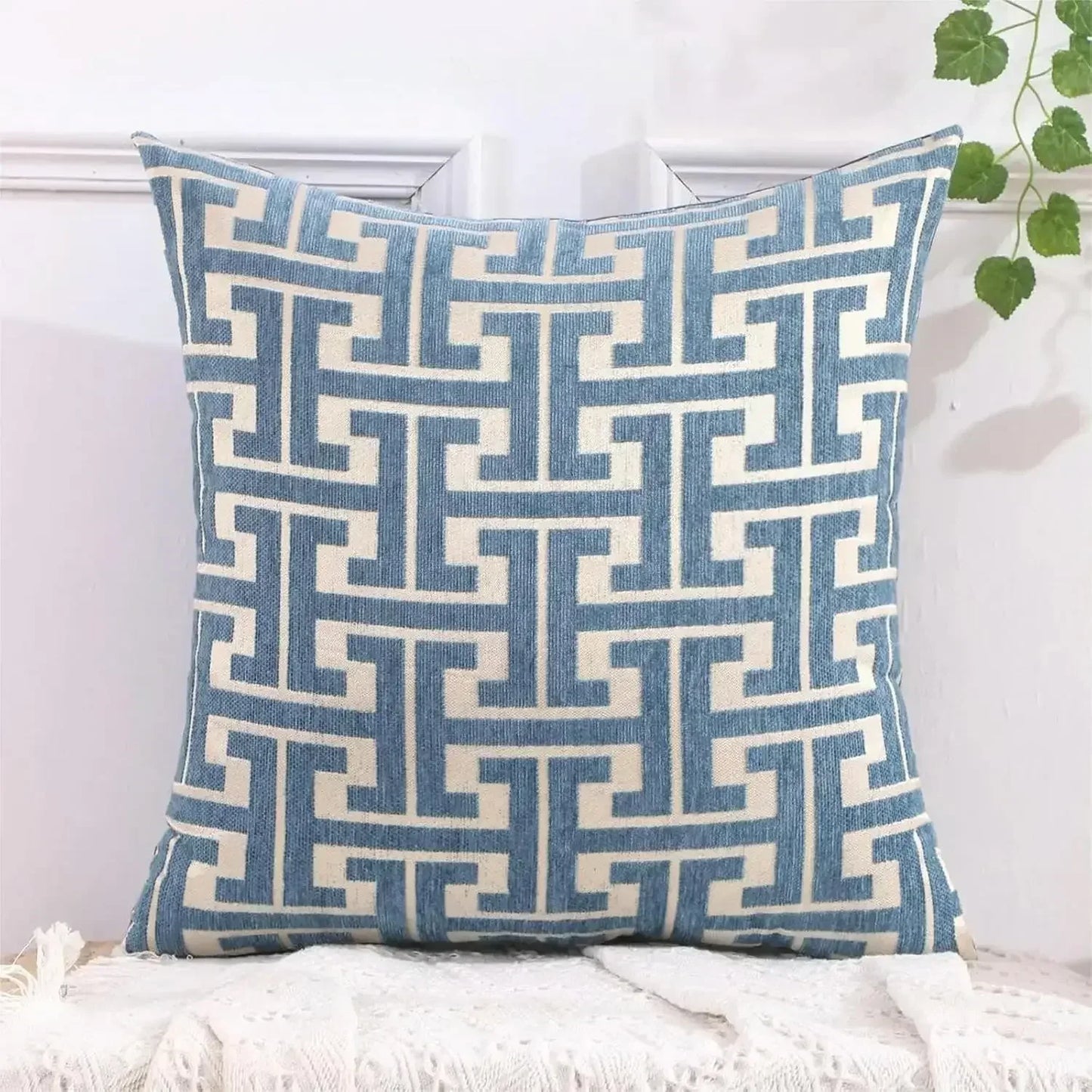 Decorative Stitched Pillow Cover for Home Decor