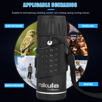 Portable Compact Waterproof Monocular Telescope