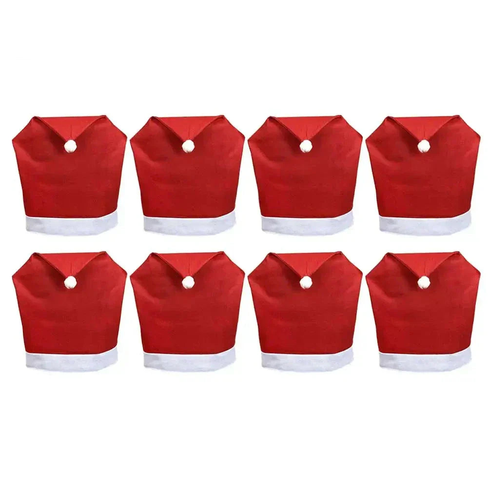 Festive Holiday Chair Covers for Dining Table