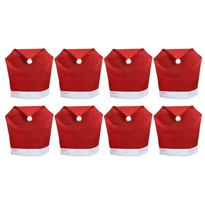 Festive Holiday Chair Covers for Dining Table