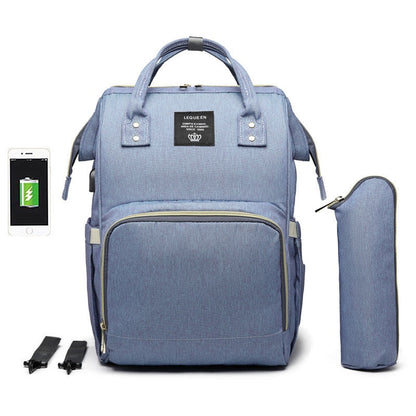 Spacious USB Baby Diaper Bag Backpack