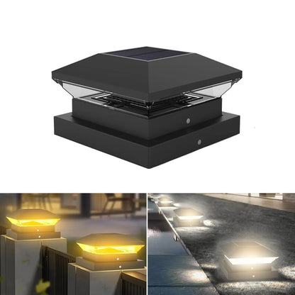 Outdoor Solar Post Lamp Adjustable Waterproof