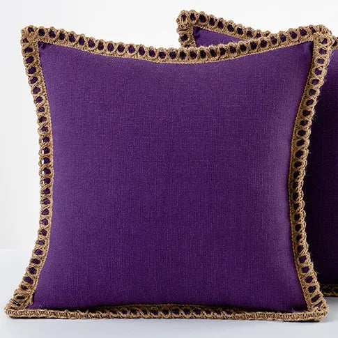 Vibrant Patterned Pillow in Classic Design