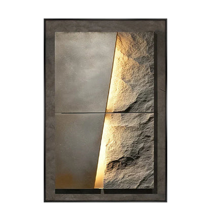 Stylish Stone Effect LED Ceramic Wall Light