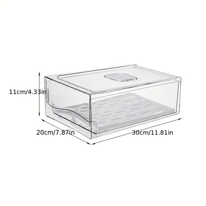Fresh Food Storage Container Box for Fridge Organization