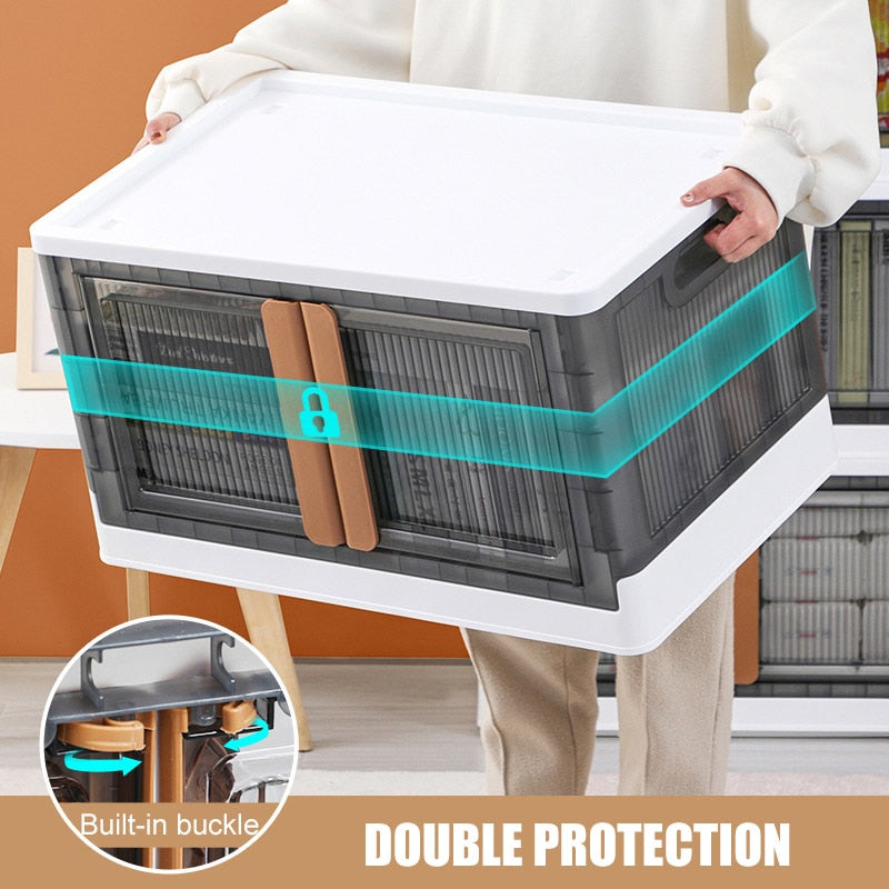 Compact Clear Collapsible Storage Container