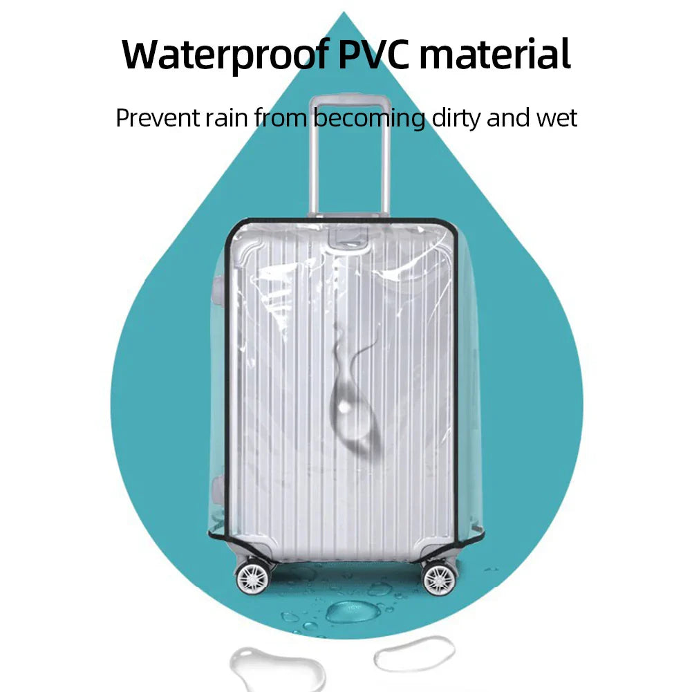 Clear Protective Travel Luggage Cover