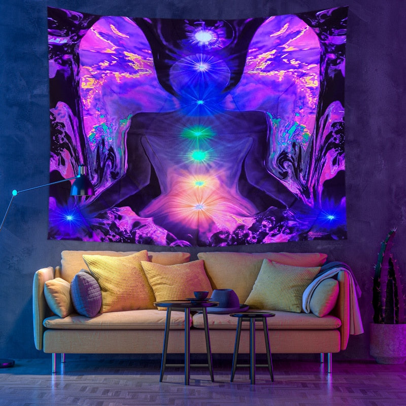 Vibrant Glow Wall Hanging Tapestry