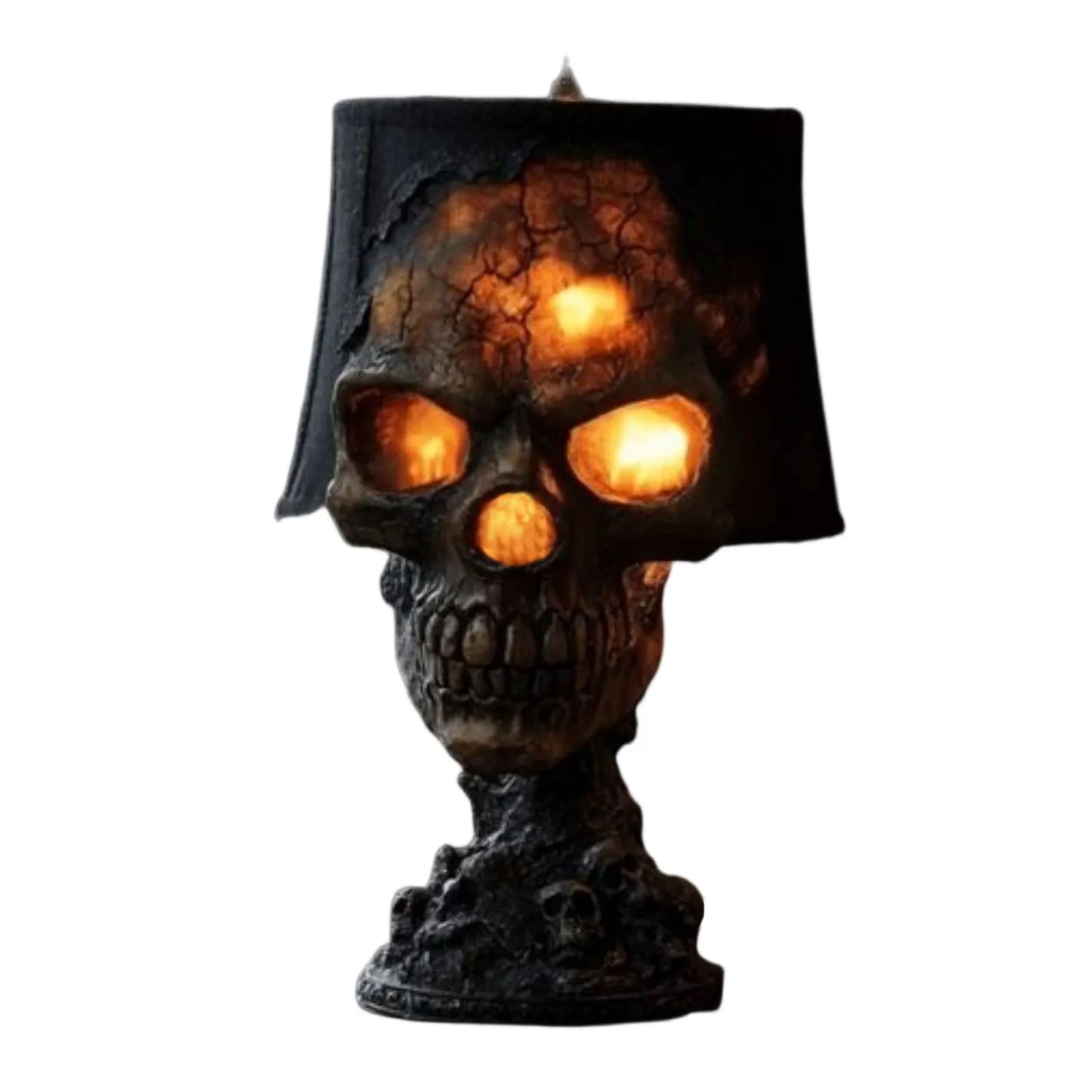 Spooky Skull Table Lamp Dark LED Light
