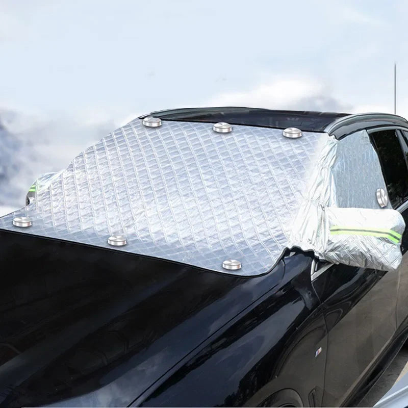 Winter Car Windshield Snow Cover with Quick Fit Design