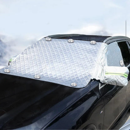Winter Car Windshield Snow Cover with Quick Fit Design