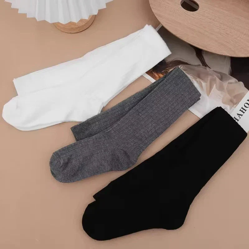 Cozy Women's Knee High Socks Warm Winter Solid Colors
