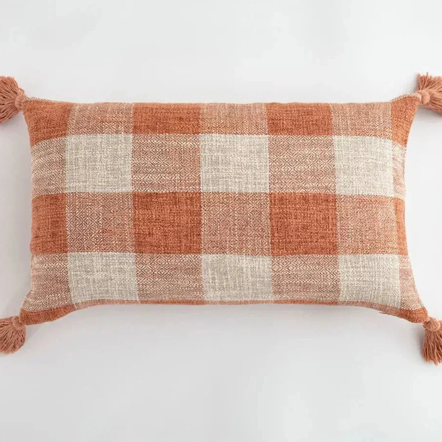Stylish Home Decor Cushion Cover with Chic Tassels