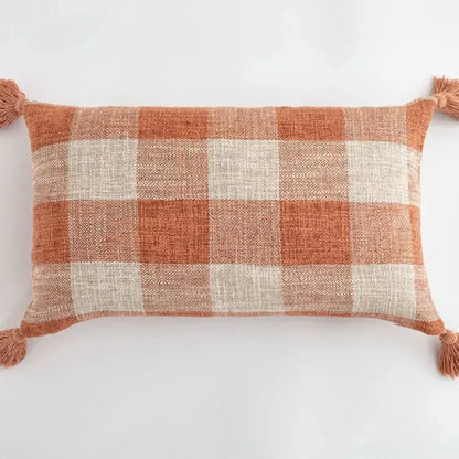 Stylish Home Decor Cushion Cover with Chic Tassels