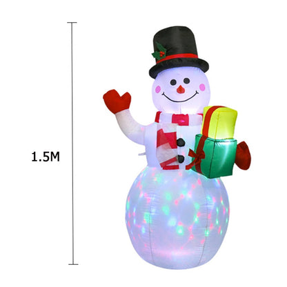 Large Blow Up Lighted Holiday Christmas Tree