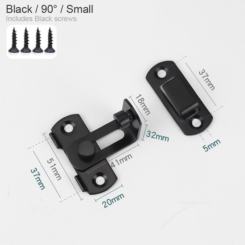 Easy Slide Closet Cabinet Lock