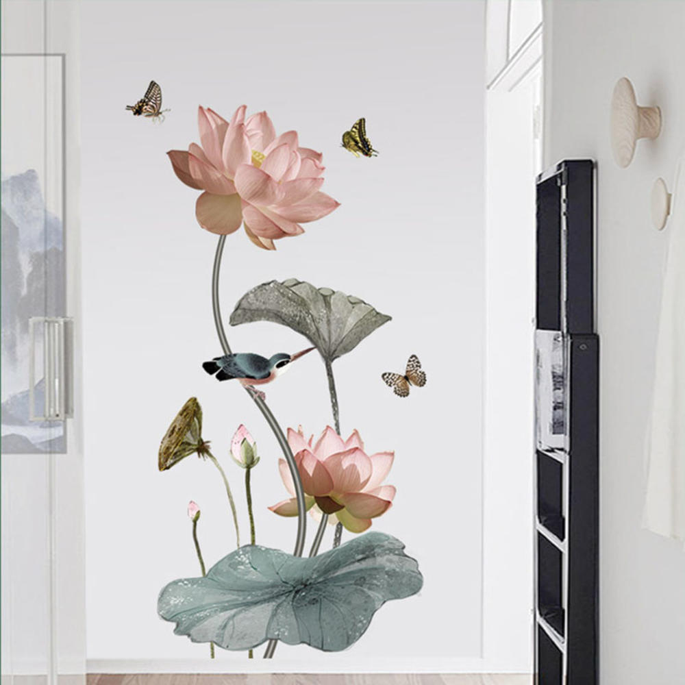 Beautiful Floral Vinyl Wall Decal - Fesara