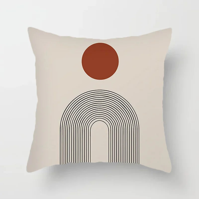Stylish Geometric Pattern Cushion Cover