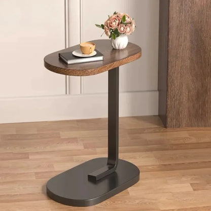 Space Saving C Side Table Modern Sleek Design