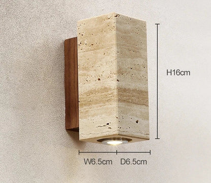 Stylish Stone LED Wall Light