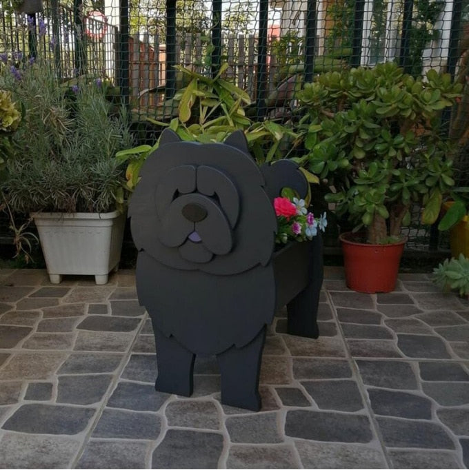 Variant image for Dog-Themed Flowerpot – Durable Decorative Planter for Dog Lovers in Various Sizes – Indoor/Outdoor Use-19
