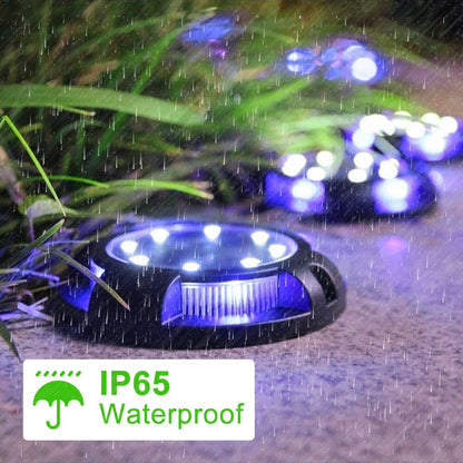 Colorful Outdoor Solar Powered Garden Lamp