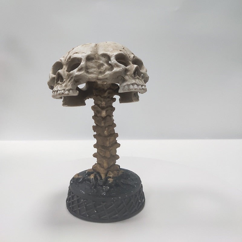 Dark Decorative Skull Desk Lamp