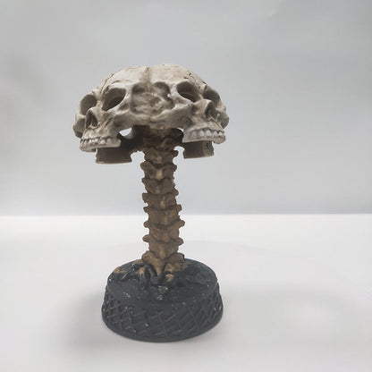 Dark Decorative Skull Desk Lamp