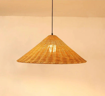 Natural Bamboo LED Hanging Light